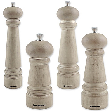 Swissmar&reg; Manor Wood Antique Stain Finish Salt Mill. View a larger version of this product image.