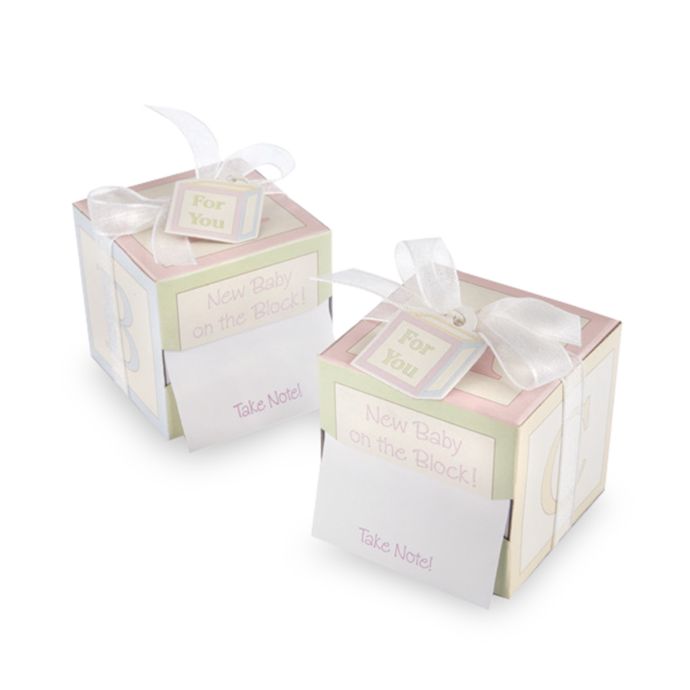 Kate Aspen Baby Block Sticky Notes Baby Shower Favor Bed Bath