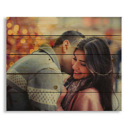 Designs Direct Photo Upload 22-Inch x 18-Inch Pallet Wood Wall Art