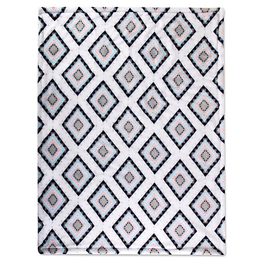 Alternate image 1 for Wendy Bellissimo™ Sawyer Geometric Plush Blanket