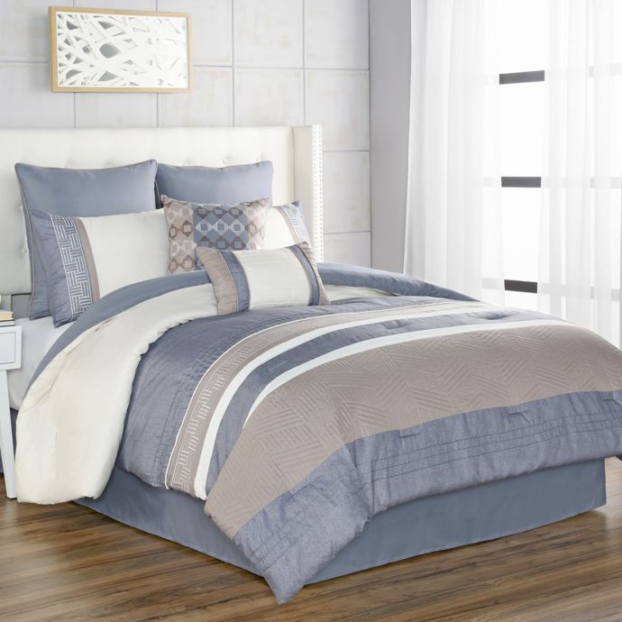 full comforter sets blue