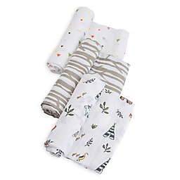 Little Unicorn Muslin Swaddle Blankets (Set of 3)