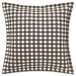 Kingston European Pillow Sham in Charcoal