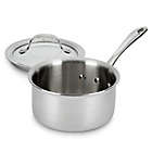 Alternate image 1 for Calphalon&reg; Tri-Ply Stainless Steel 1.5 qt. Saucepan with Lid