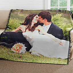 Picture It! Wedding Woven Throw Blanket