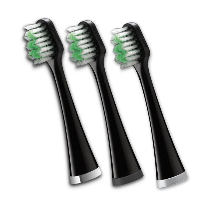 Waterpik® Complete Care 5.0 3Pack Replacement Brush Heads in Black