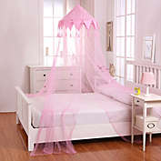 Casablanca Kids Harlequin Bed Canopy in Pink