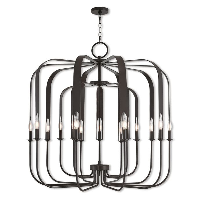 Livex Lighting Addison 15 Light Foyer Chandelier In English