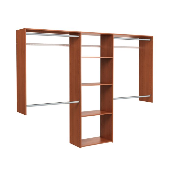 Easy Track Deluxe 8-Foot Shelving Closet Kit | Bed Bath ...