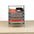 Alternate image 3 for Mind Reader 5-Tier Mesh Paper Desk  Organizer in Silver