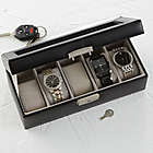 Alternate image 1 for Timeless Message Leather 5-Slot Watch Box