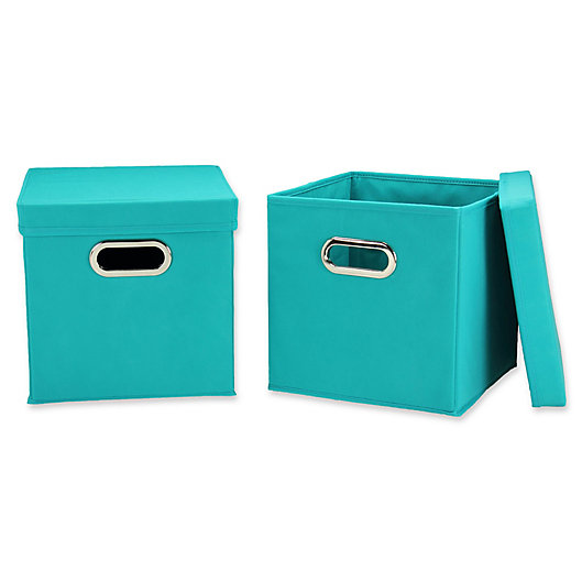 Alternate image 1 for Household Essentials® Collapsible Storage Cubes (Set of 2)