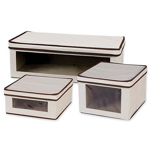 Alternate image 1 for Household Essentials® Vision Storage Box in Natural