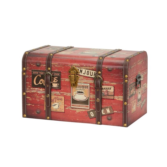 Household Essentials Decorative Home Storage Trunk Bed Bath