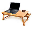 Alternate image 0 for Mind Reader Cooling Adjustable Bamboo Laptop Bed Tray