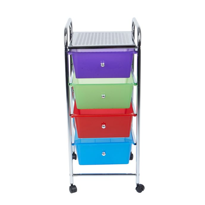 Mind Reader 4Drawer Storage Cart in Multi Bed Bath and Beyond Canada