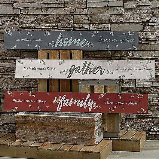 Alternate image 1 for Cozy Home 28.8-Inch x 4-Inch Wooden Sign
