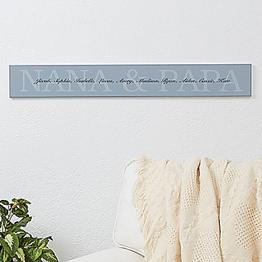 Grandkids 28.8-Inch x 4-Inch Wooden Sign. View a larger version of this product image.