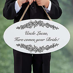 Write Your Own Wedding Oval Wood Sign