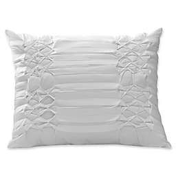 City Scene Triple Diamond Oblong Throw Pillow in White