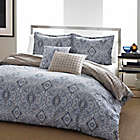 Alternate image 0 for City Scene Milan Reversible 3-Piece King Comforter Set in Blue