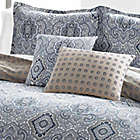 Alternate image 1 for City Scene Milan Reversible 3-Piece King Comforter Set in Blue