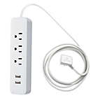 Alternate image 0 for Globe Electric&reg;  Designer Series 3-Outlet USB Power Strip