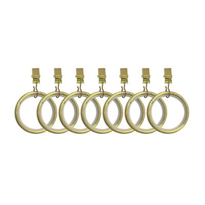 Umbra&reg; Cappa Clip Rings in New Brass