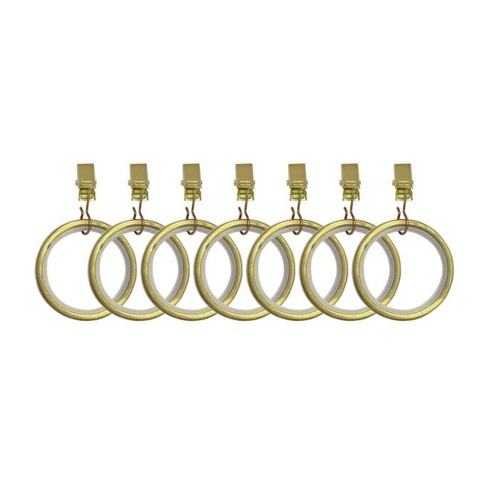 Umbra Cappa Clip Rings In New Brass Bed Bath Beyond