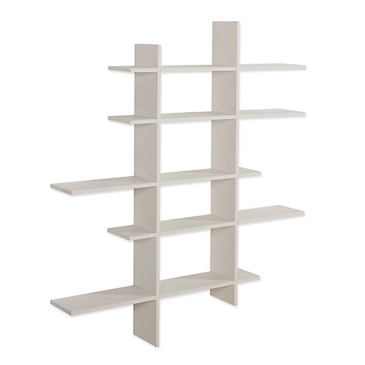 Alternate image 1 for Danya B™ Five Level Asymmetric Shelf in White