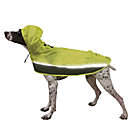 Alternate image 3 for Ultra Paws Pooch Pocket Small Dog Raincoat in Charcoal/Lime