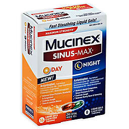 Mucinex® 24-Count Sinus-Max Day/Night Maximum Strength Liquid Gels