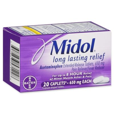 Midol&reg; 20-Count Long Lasting Relief Caplets