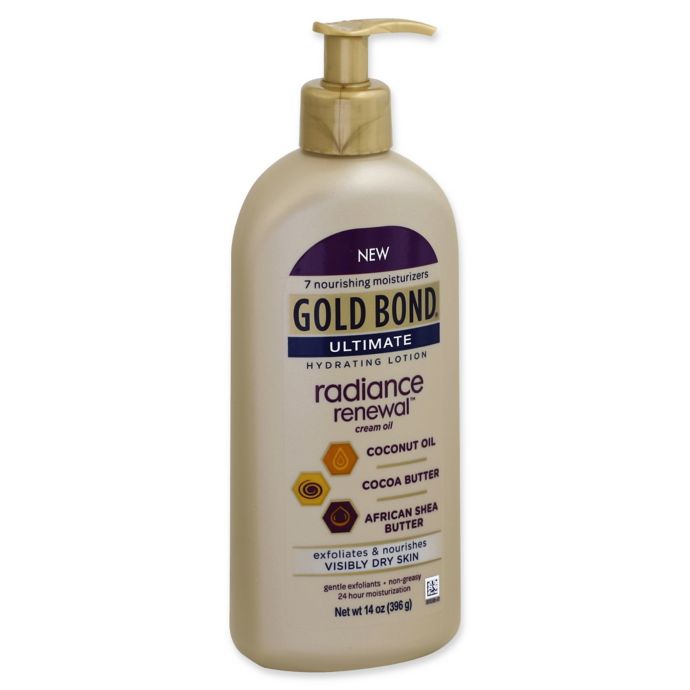 Gold Bond 14 Oz Ultimate Radiance Renewal Cream Oil Bed Bath Beyond