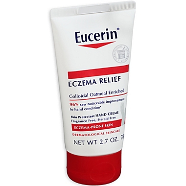 Eucerin&reg; 2.7 oz. Eczema Relief Skin Protectant Hand Creme Tube. View a larger version of this product image.