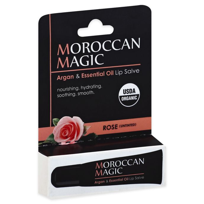 Moroccan Magic 3 Oz Organic Argan And Essential Oil Lip Salves In Rose Bed Bath Beyond