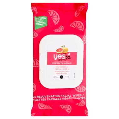 Yes To&reg; Grapefruit 30-Count Brightening Facial Wipes. View a larger version of this product image.