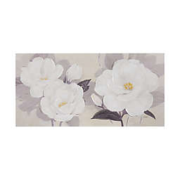 Madison Park Midday Bloom Florals 39-Inch x 19-Inch Hand Embellished Canvas Wall Art