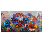 "Flower Garden" 63-Inch x 31.5-Inch Canvas Wall Art