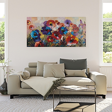 "Flower Garden" 63-Inch x 31.5-Inch Canvas Wall Art. View a larger version of this product image.