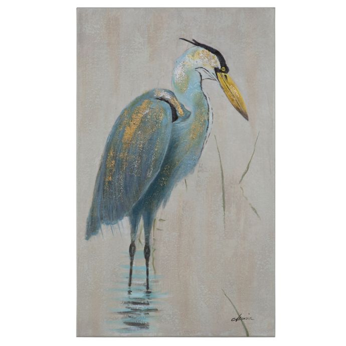 Heron Canvas Wall Art Bed Bath Beyond