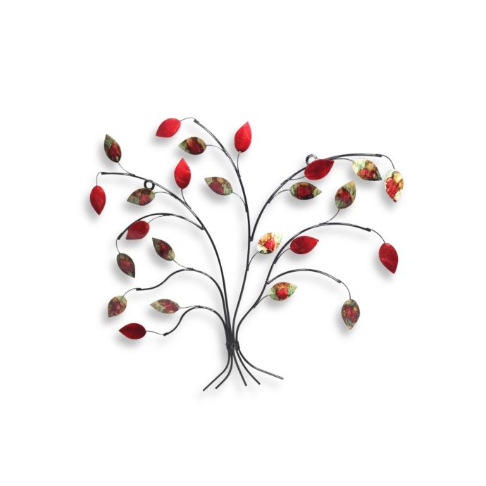 Red Tree Metal Wall Art | Bed Bath and Beyond Canada