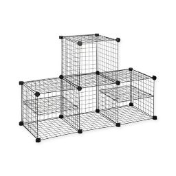 Grid Wire Modular Shelving and Storage Cubes