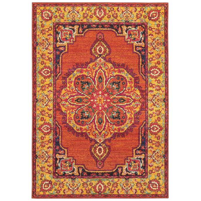 Oriental Weavers Bohemian Rug in Orange Bed Bath and Beyond Canada