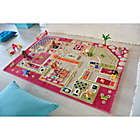 Alternate image 5 for IVI Playhouse 3&#39;3" x 4&#39;11" 3-Dimensional Play Rug in Pink