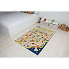 Alternate image 6 for IVI Mini City 3&#39;3" x 4&#39;11" 3-Dimensional Play Rug in Blue