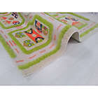 Alternate image 3 for IVI Traffic 2&#39;7&quot; x 3&#39;8&quot; 3-Dimensional Play Rug in Green