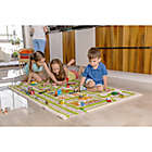 Alternate image 3 for IVI Traffic 3&#39;3" x 4&#39;11" 3-Dimensional Play Rug in Green
