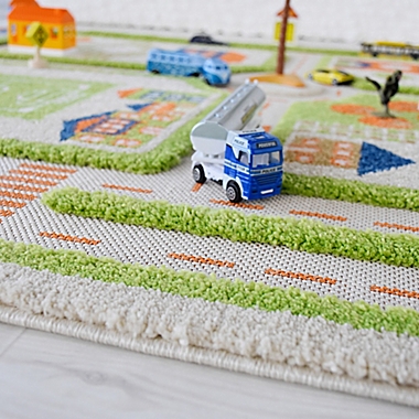 IVI Traffic 3-Dimensional Play Rug. View a larger version of this product image.