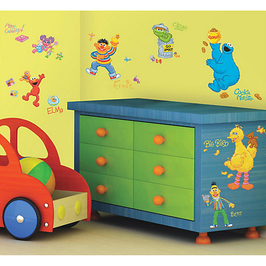 Alternate image 1 for Sesame Street Wall Decals